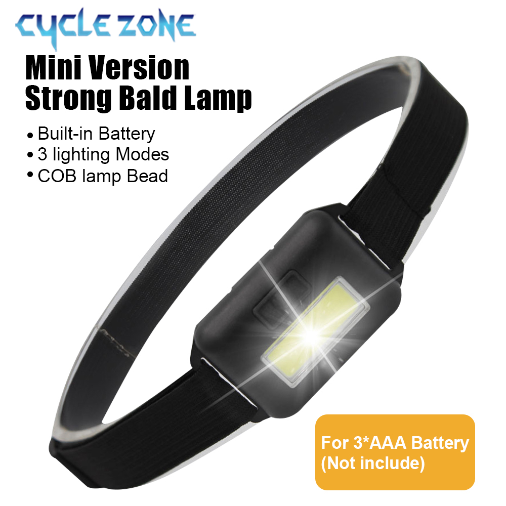 Outdoor Adventure Zone - Mini farol portátil cob, 3 modos
