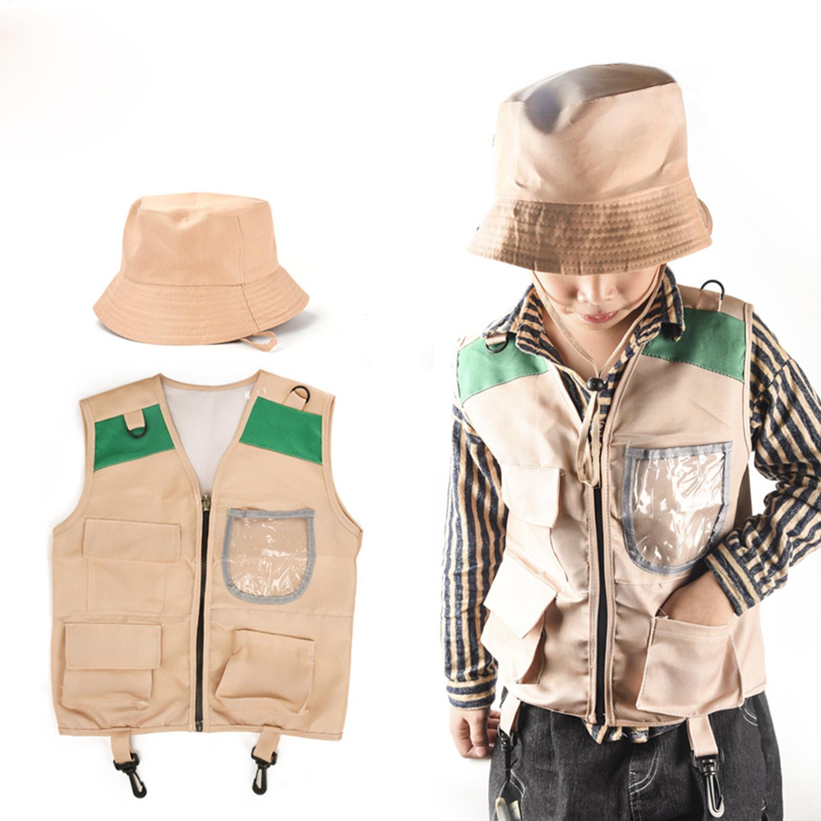Outdoor Adventure Outfit - Conjunto de fantasia infantil com chapéu