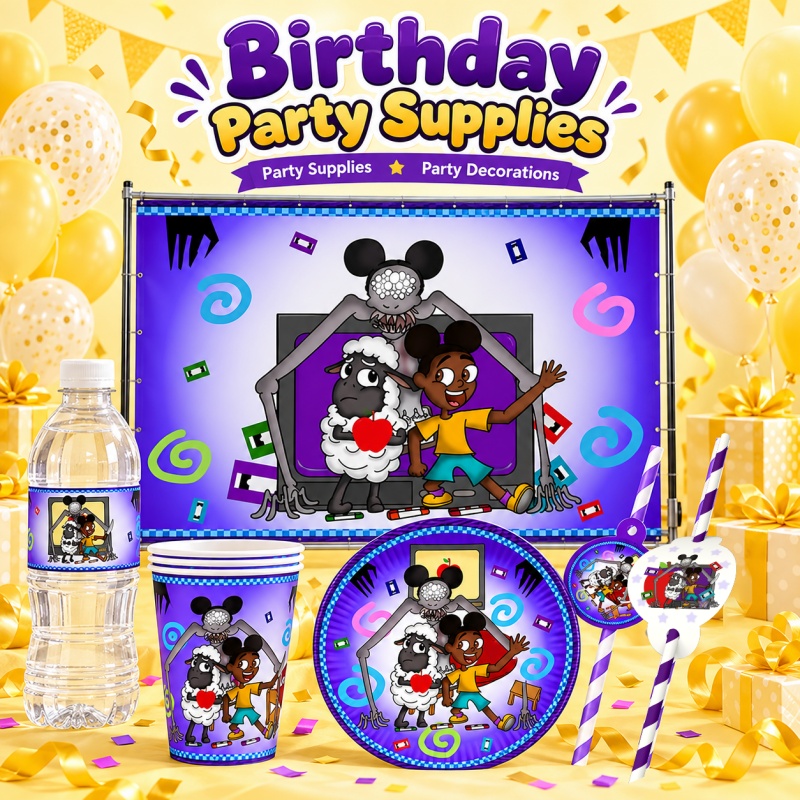 Outdoor Adventure Birthday Party - Conjunto de Utensílios Descartáveis para Decoração